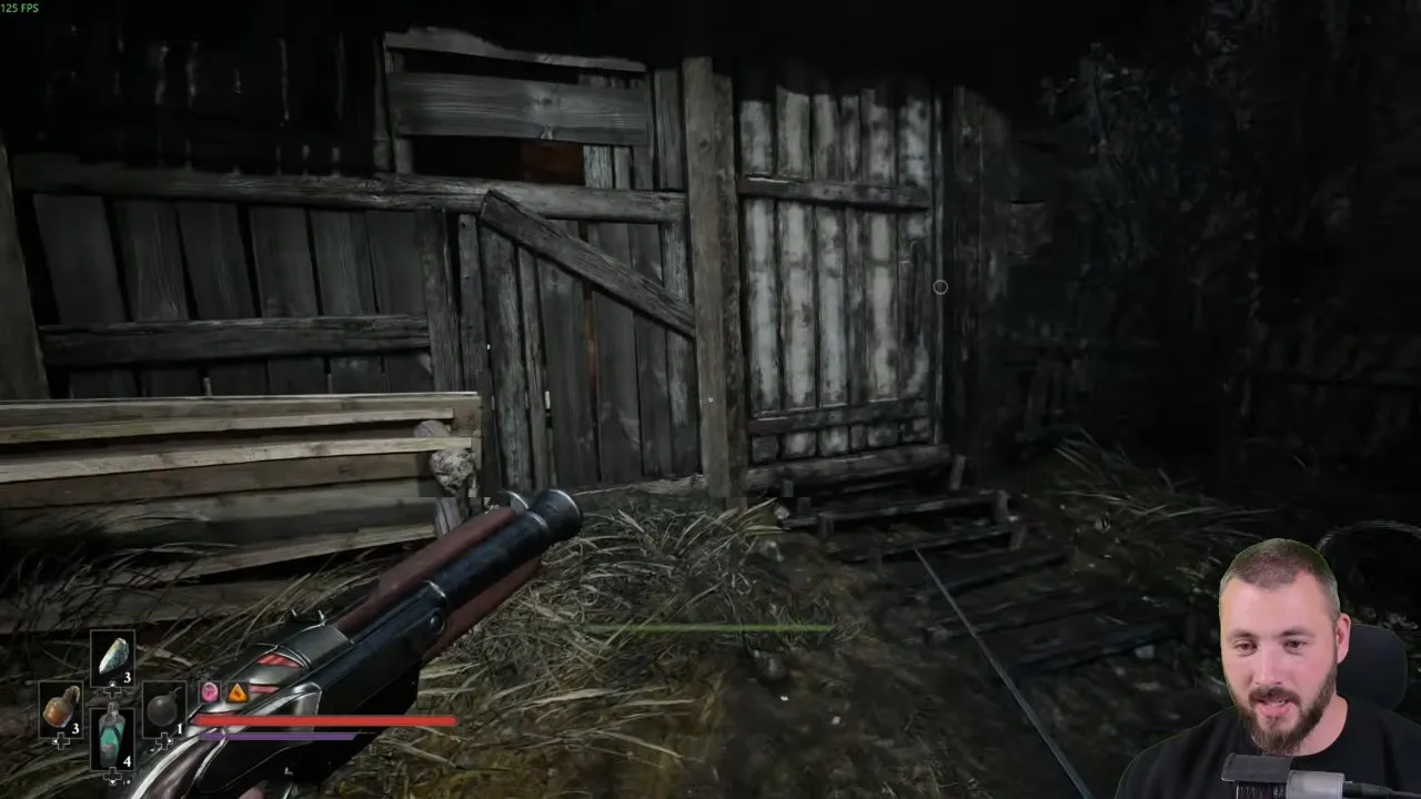 Valor Mortis side quests Weathered Key pub wooden entrance across the river