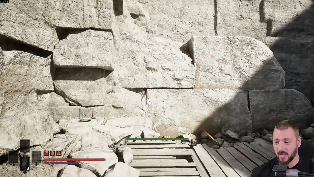 Valor Mortis weapon upgrades Pure Blade Material location on the upper quarry ledge