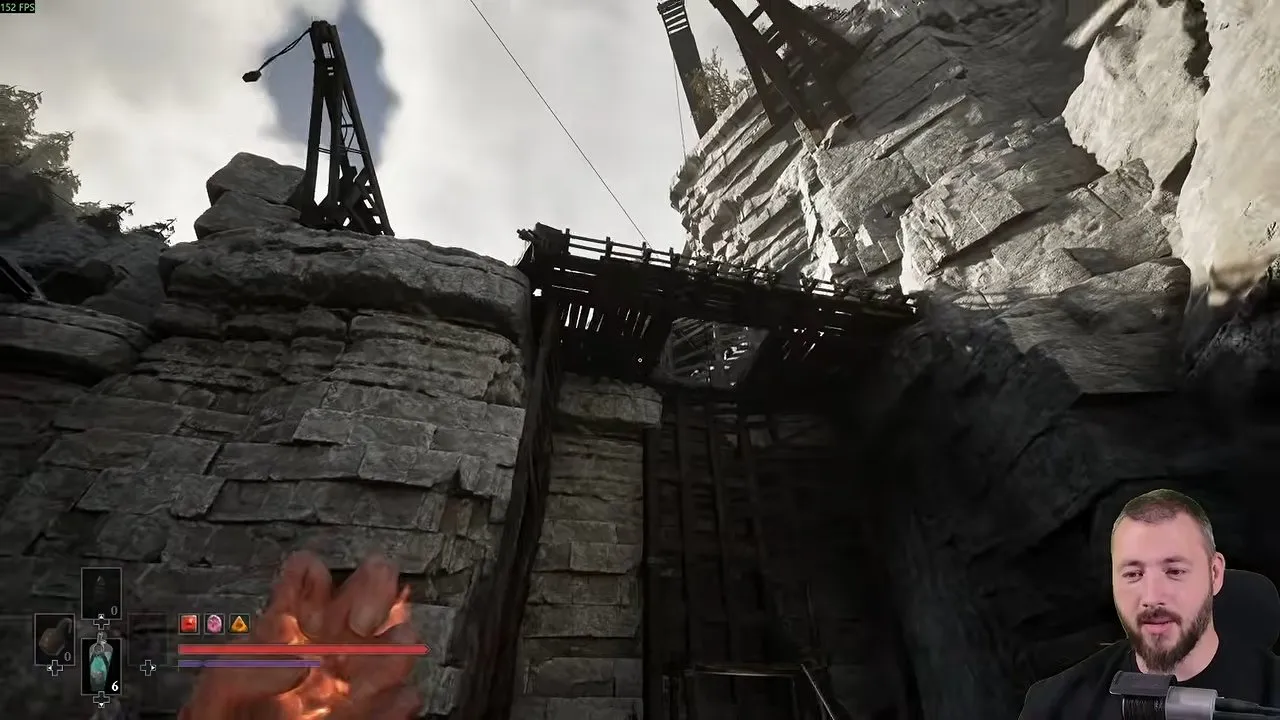 Valor Mortis weapon upgrades elevator route above the Quarry lantern